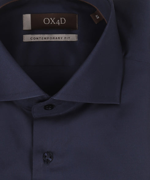 Royal twill uni navy overhemd